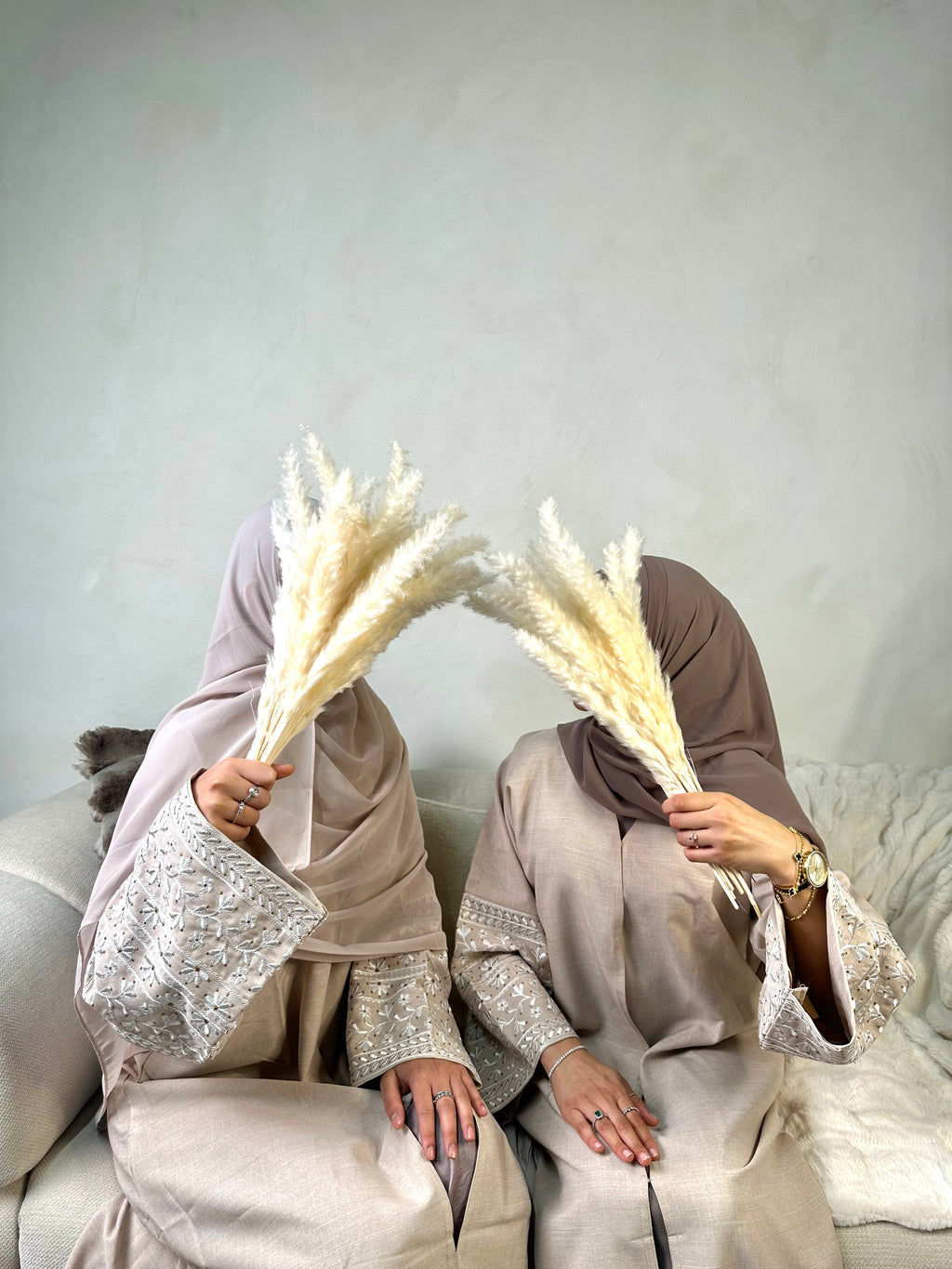 Aisha Abaya Blush Pink