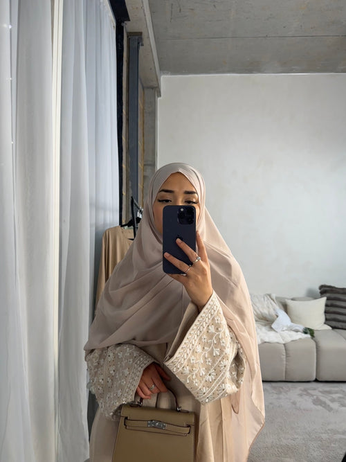 Aisha Abaya Blush Pink