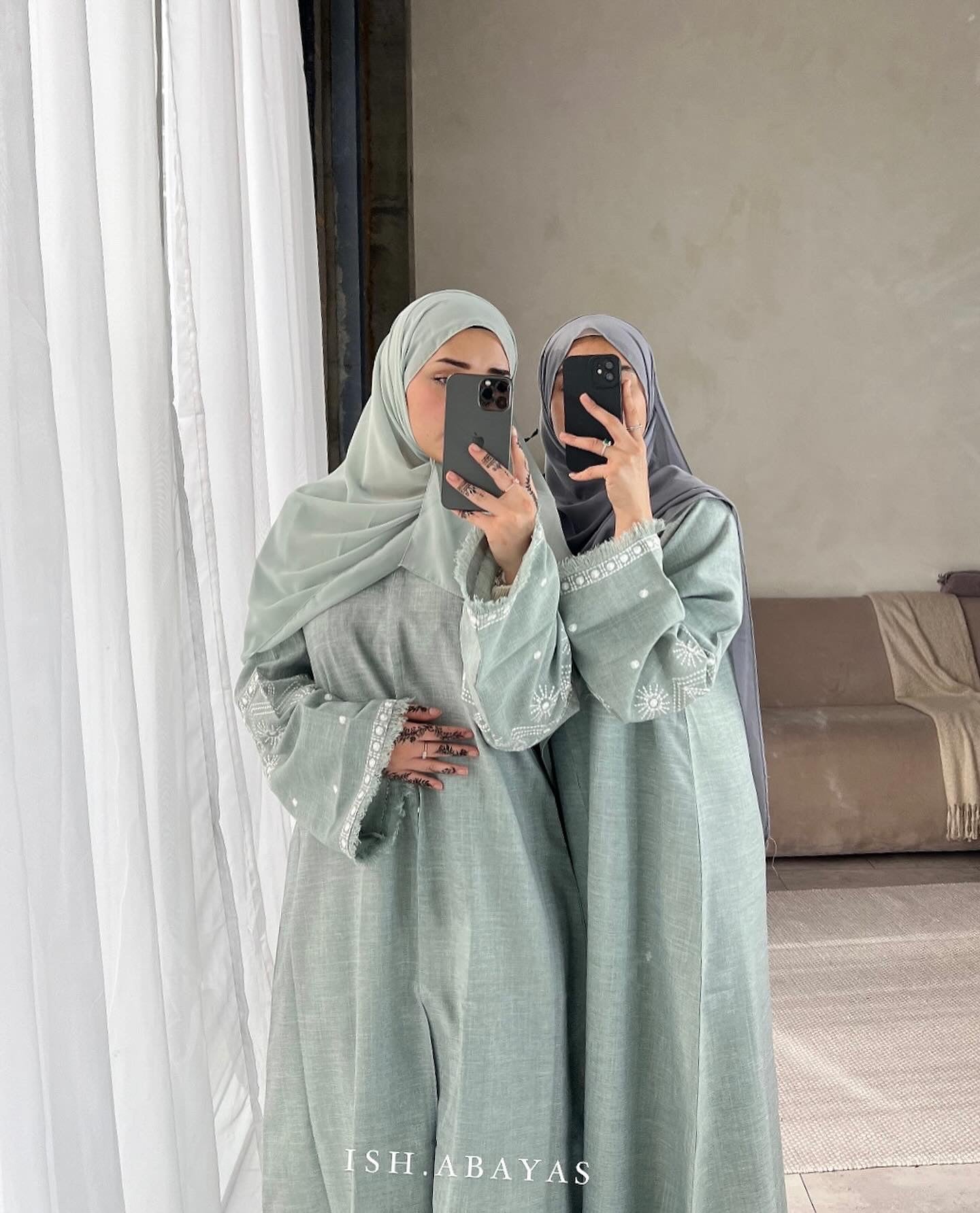 PRE ORDER Ocean 🌊 SAARA ABAYA (2 piece)