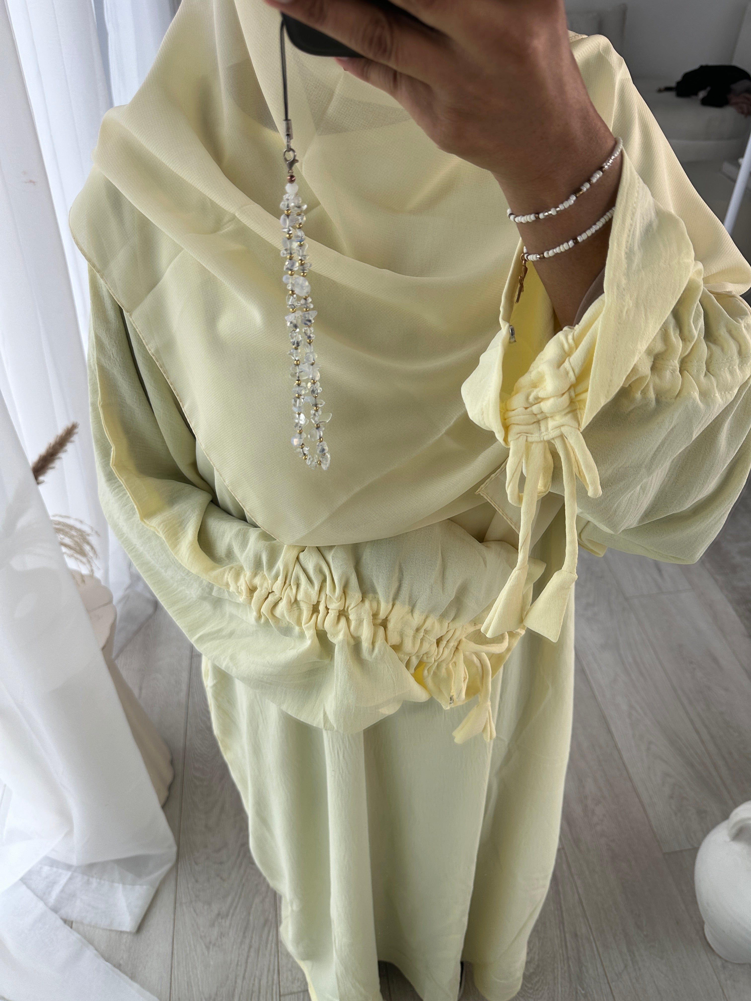 Summer Edit Salma Drawstring Abayas