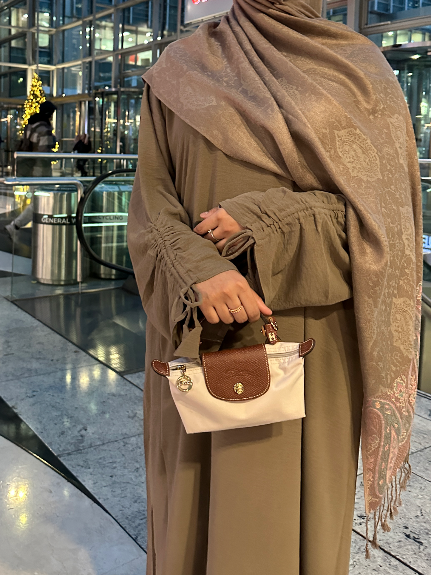 NUDE Salma Drawstring Abaya