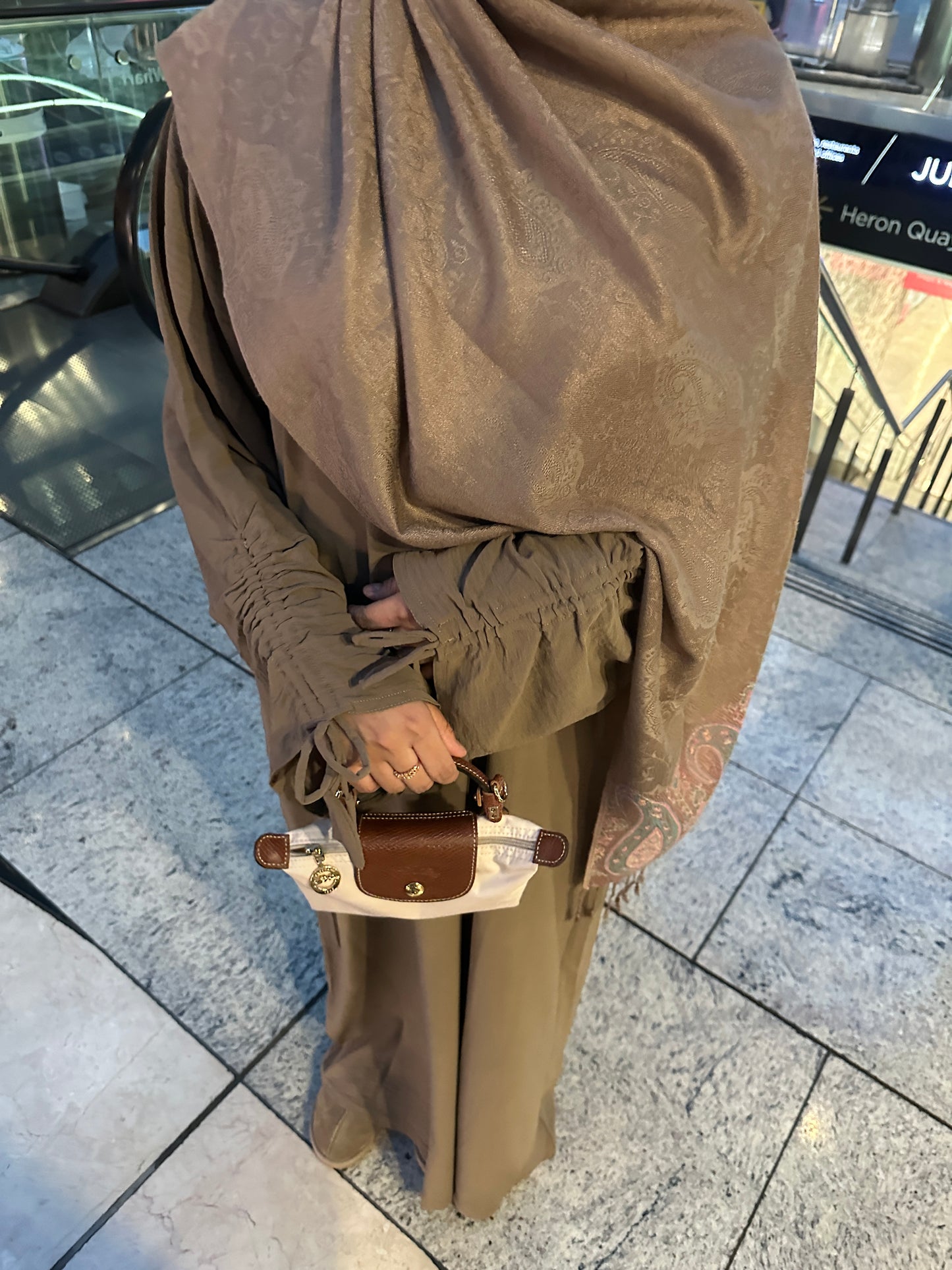 NUDE Salma Drawstring Abaya