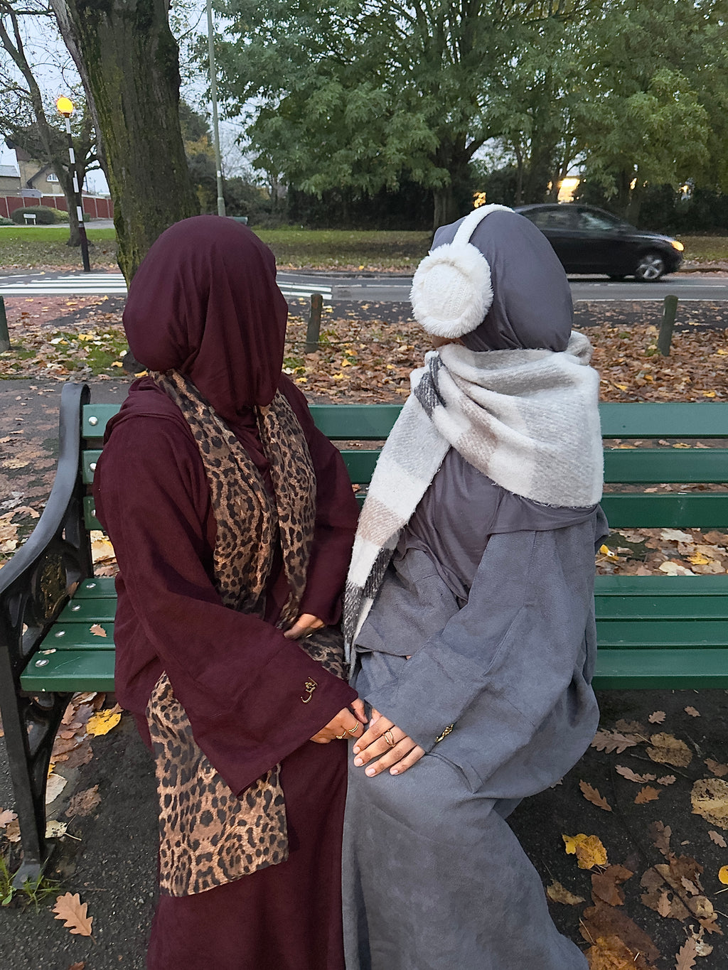 Zaytoon Corduroy Abaya with Gold Logo pin