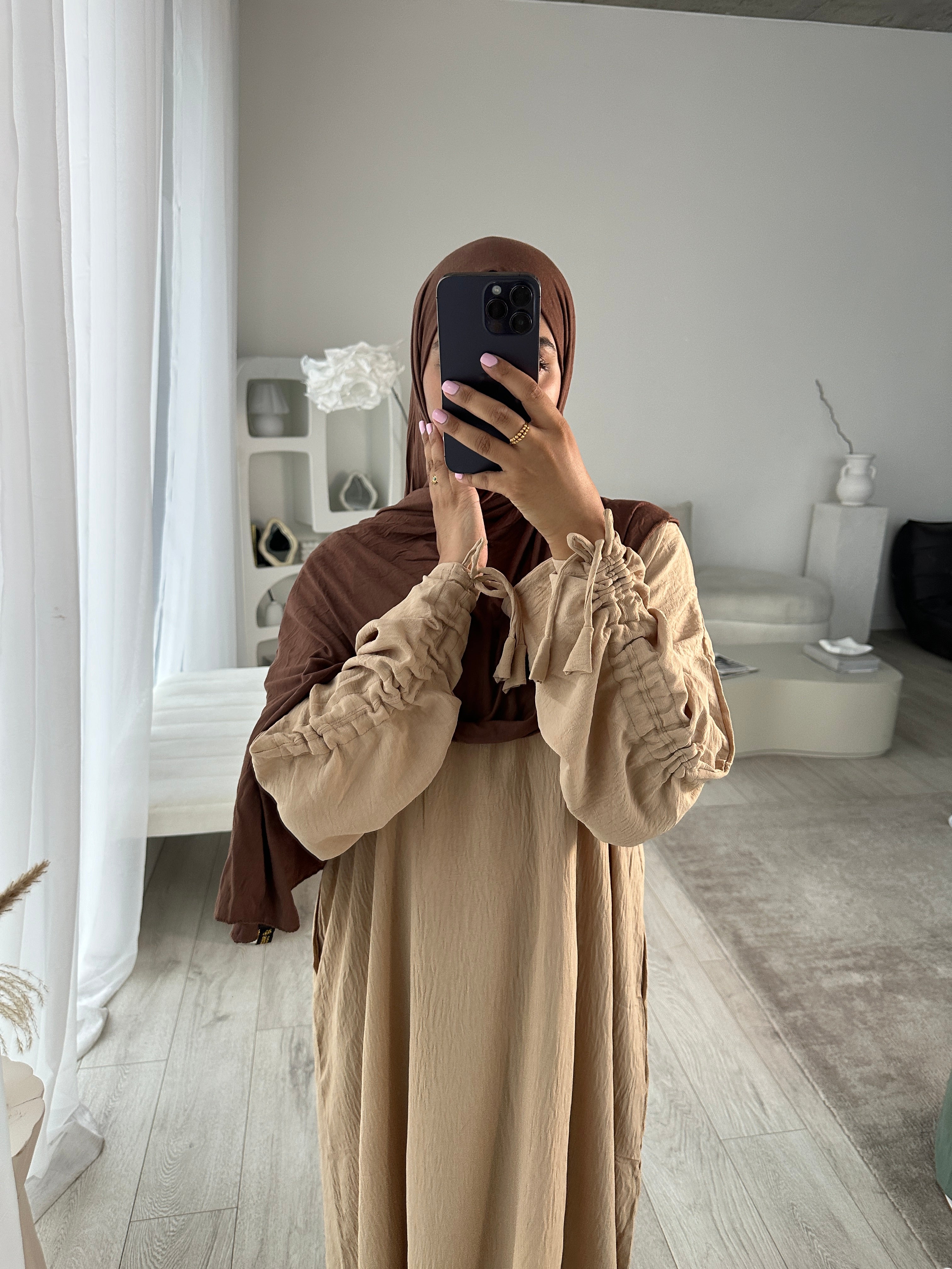 Summer Edit Salma Drawstring Abayas