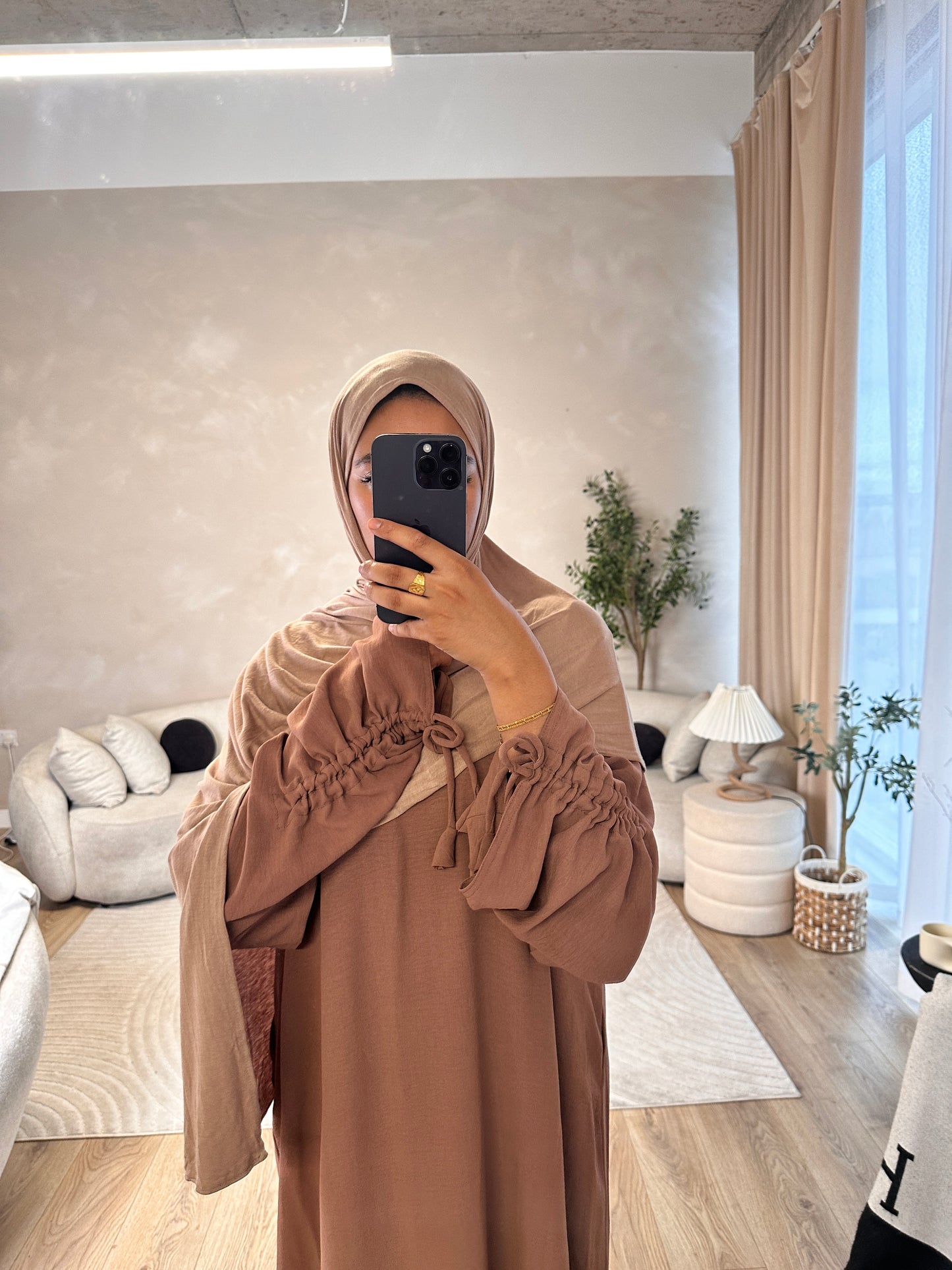 ROSE Drawstring Abaya