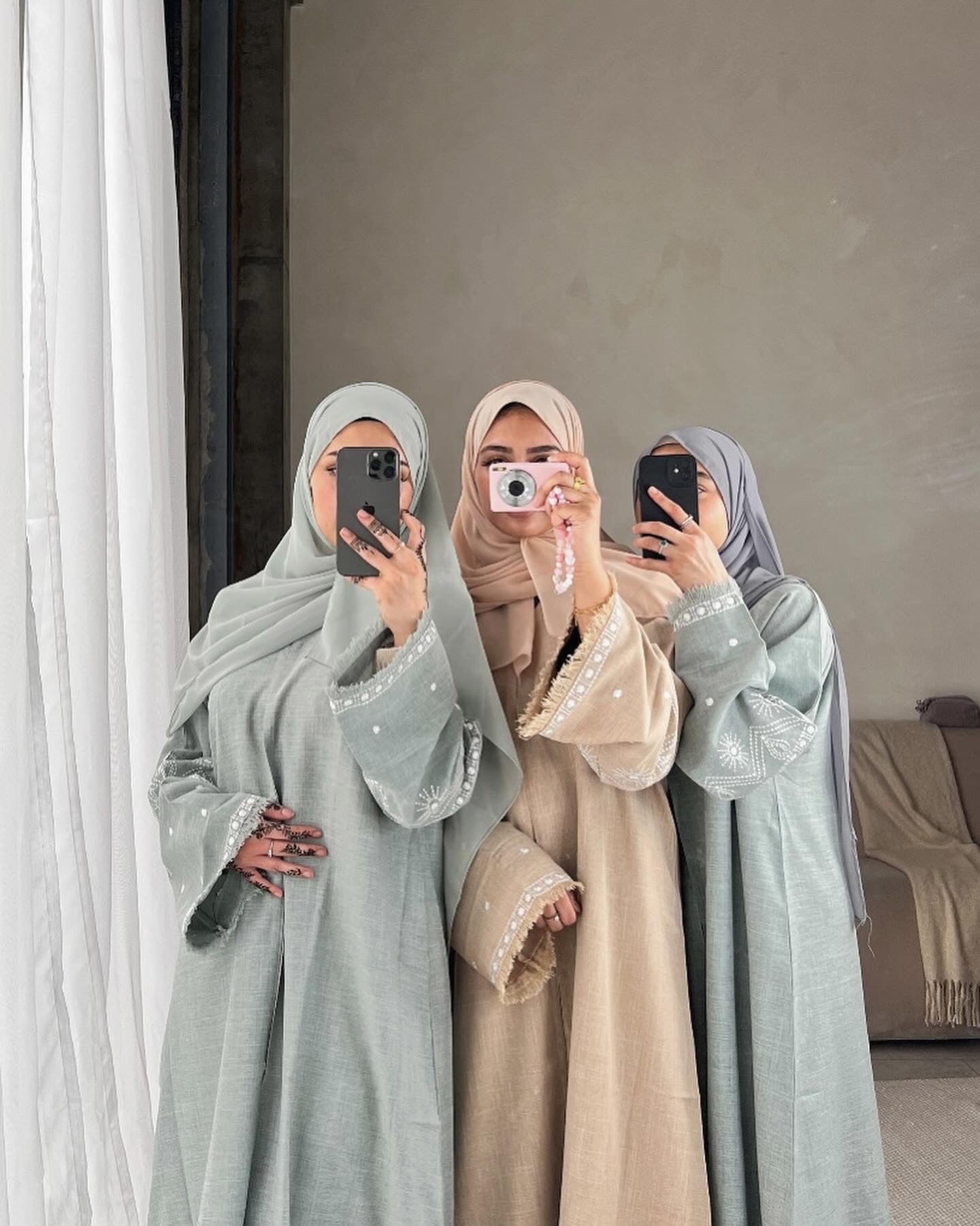 Sand 🏝️SAARA ABAYA ( 2 piece )