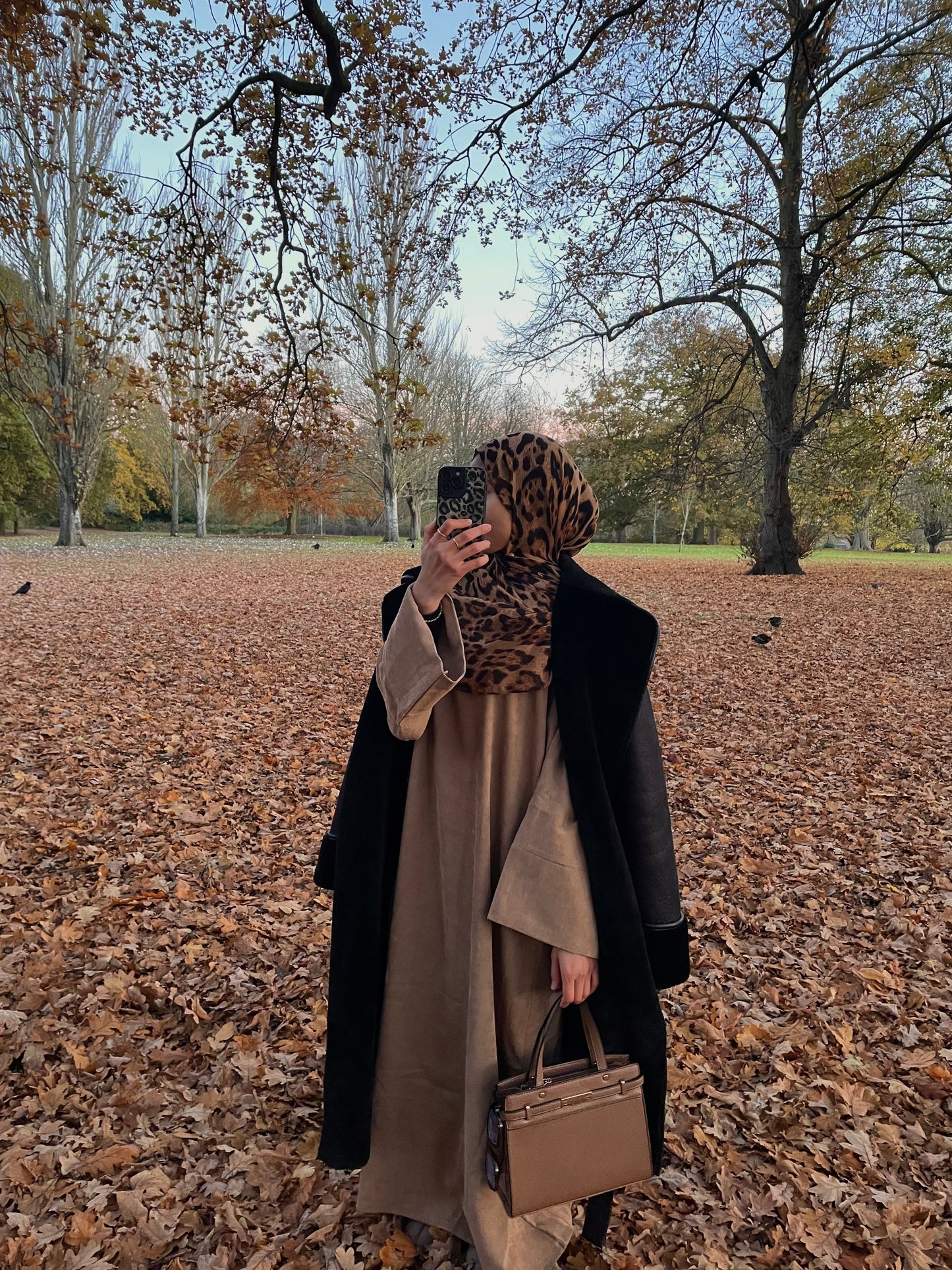 CARAMEL CORDUROY ZAYTOON ABAYA