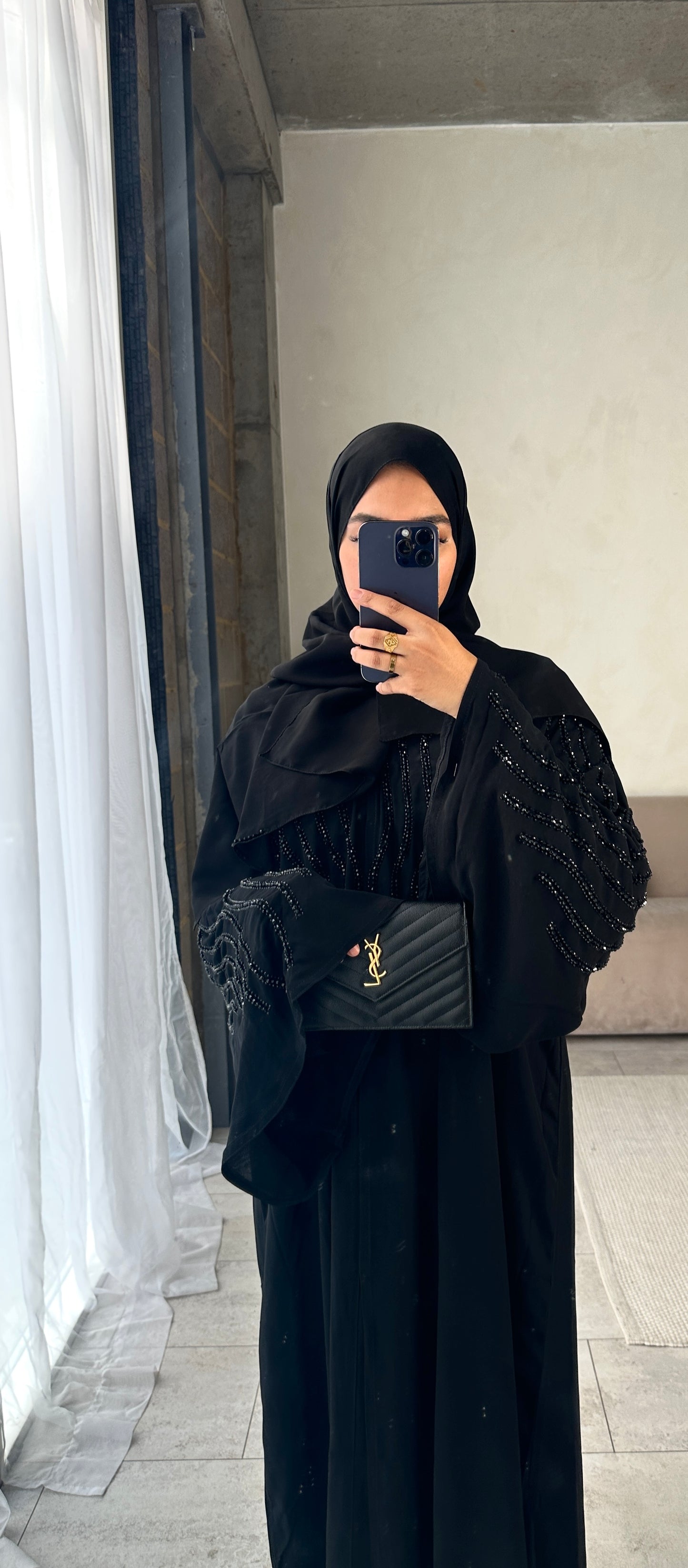 ZAHRA Luxe Beaded Abaya