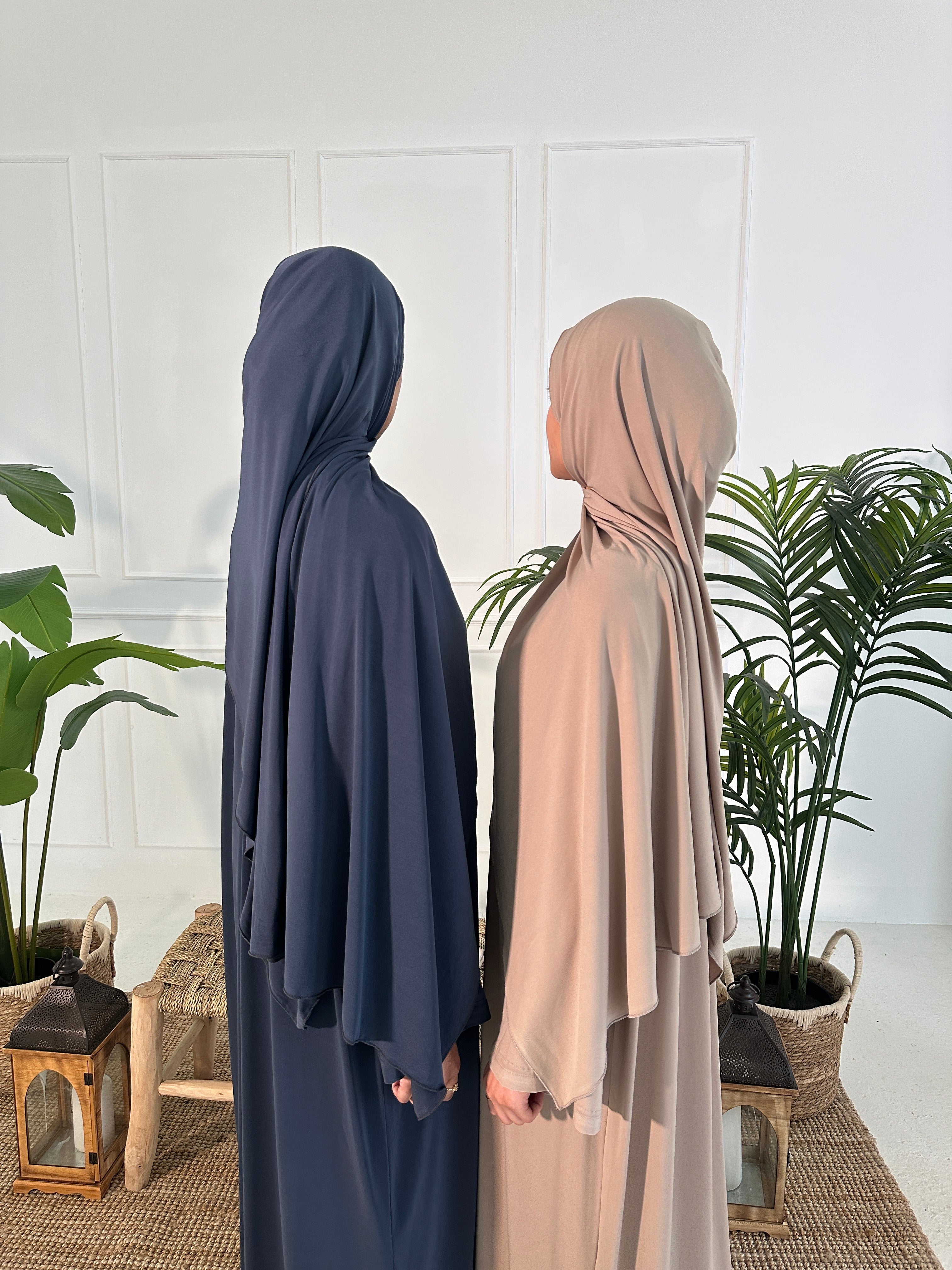 NUDE JERSEY ABAYA SET