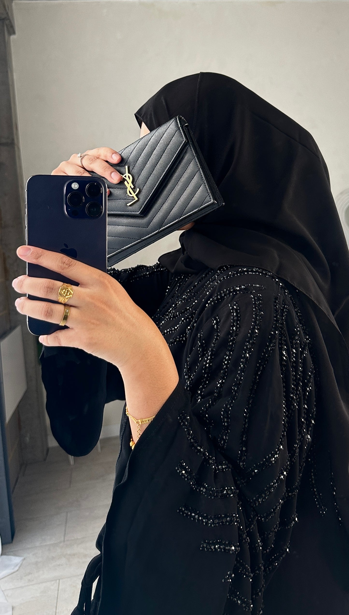 ZAHRA Luxe Beaded Abaya