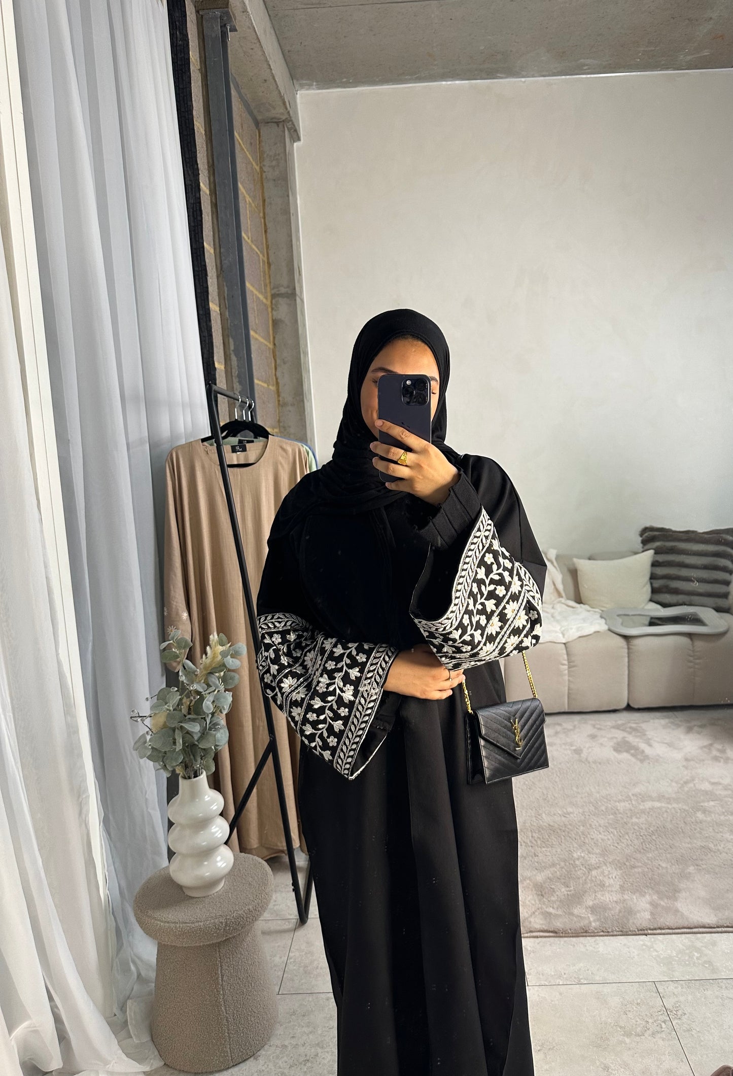 PRE- ORDER Aisha Abaya Black