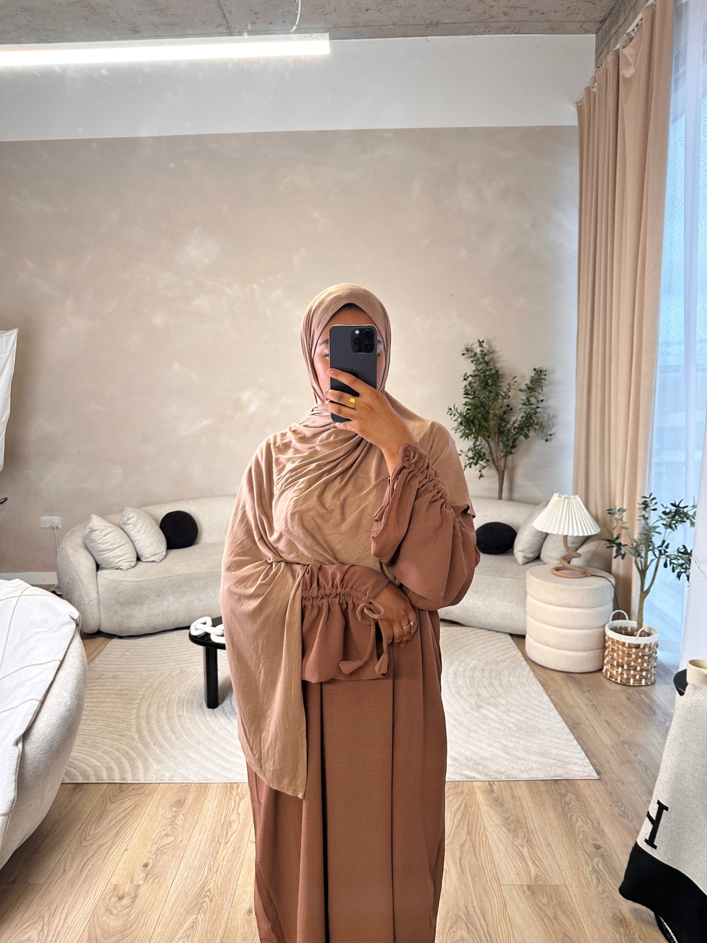 ROSE Drawstring Abaya