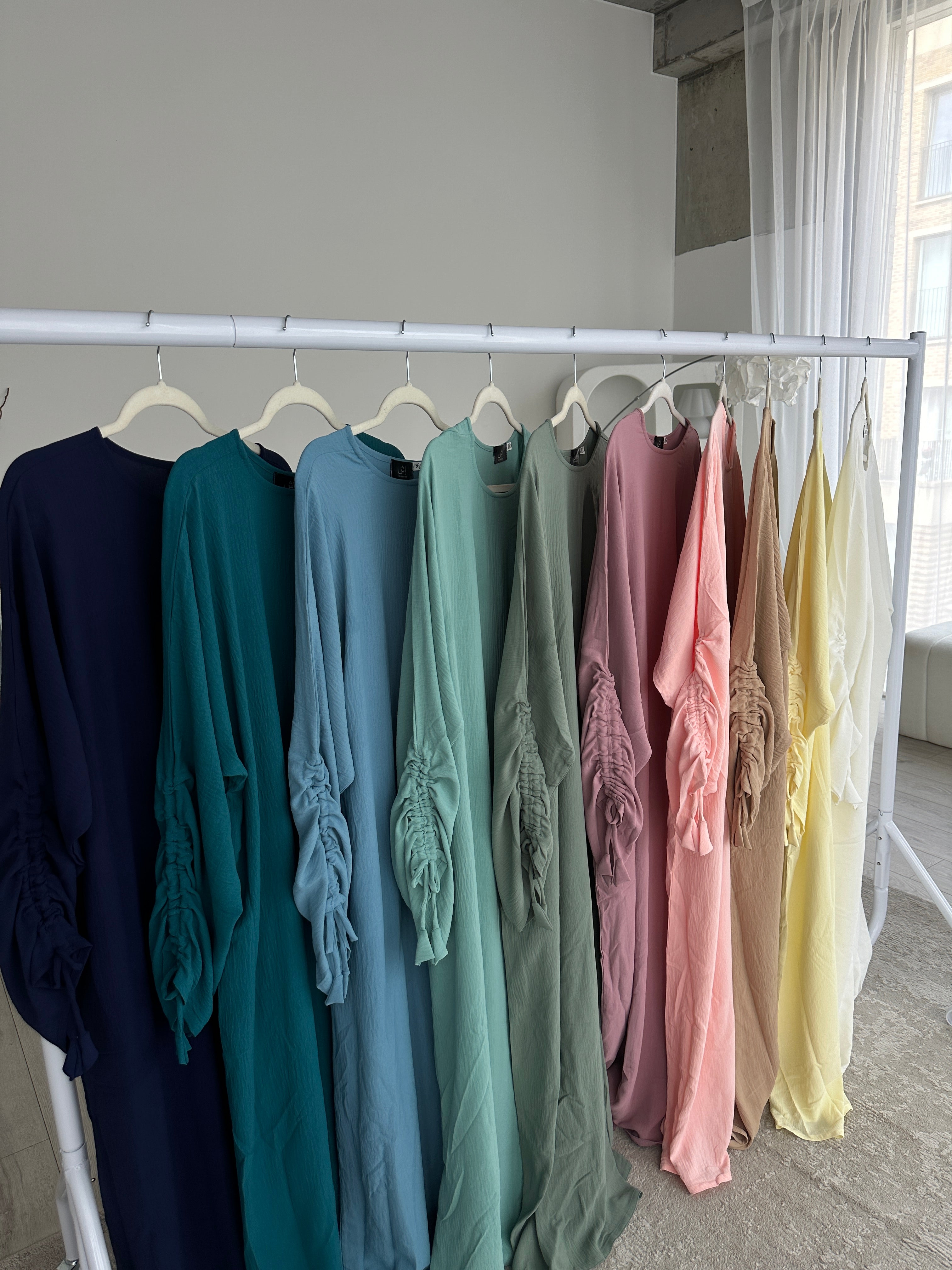Summer Edit Salma Drawstring Abayas