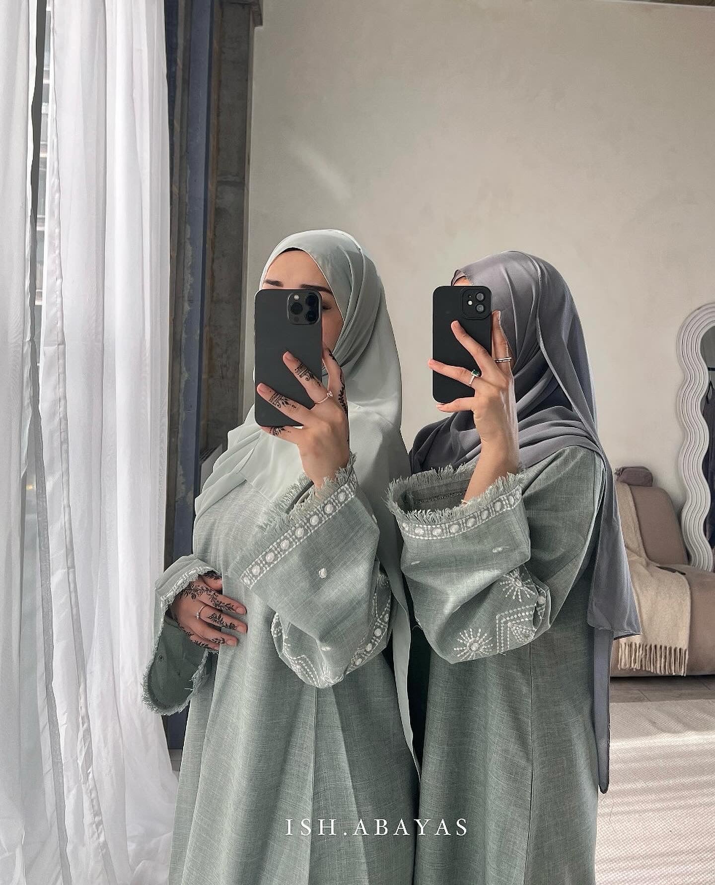 PRE ORDER Ocean 🌊 SAARA ABAYA (2 piece)