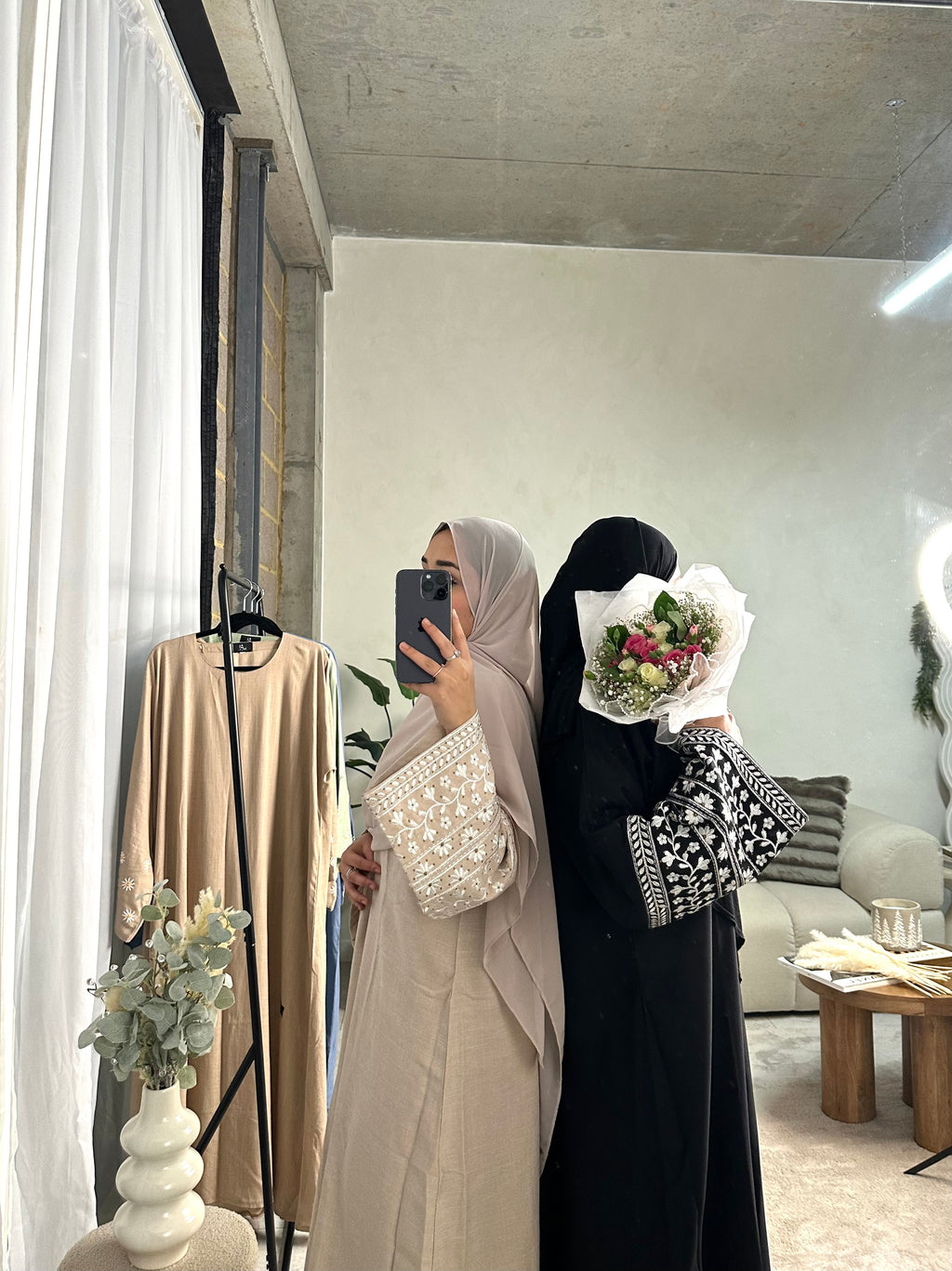 Aisha Abaya Blush Pink