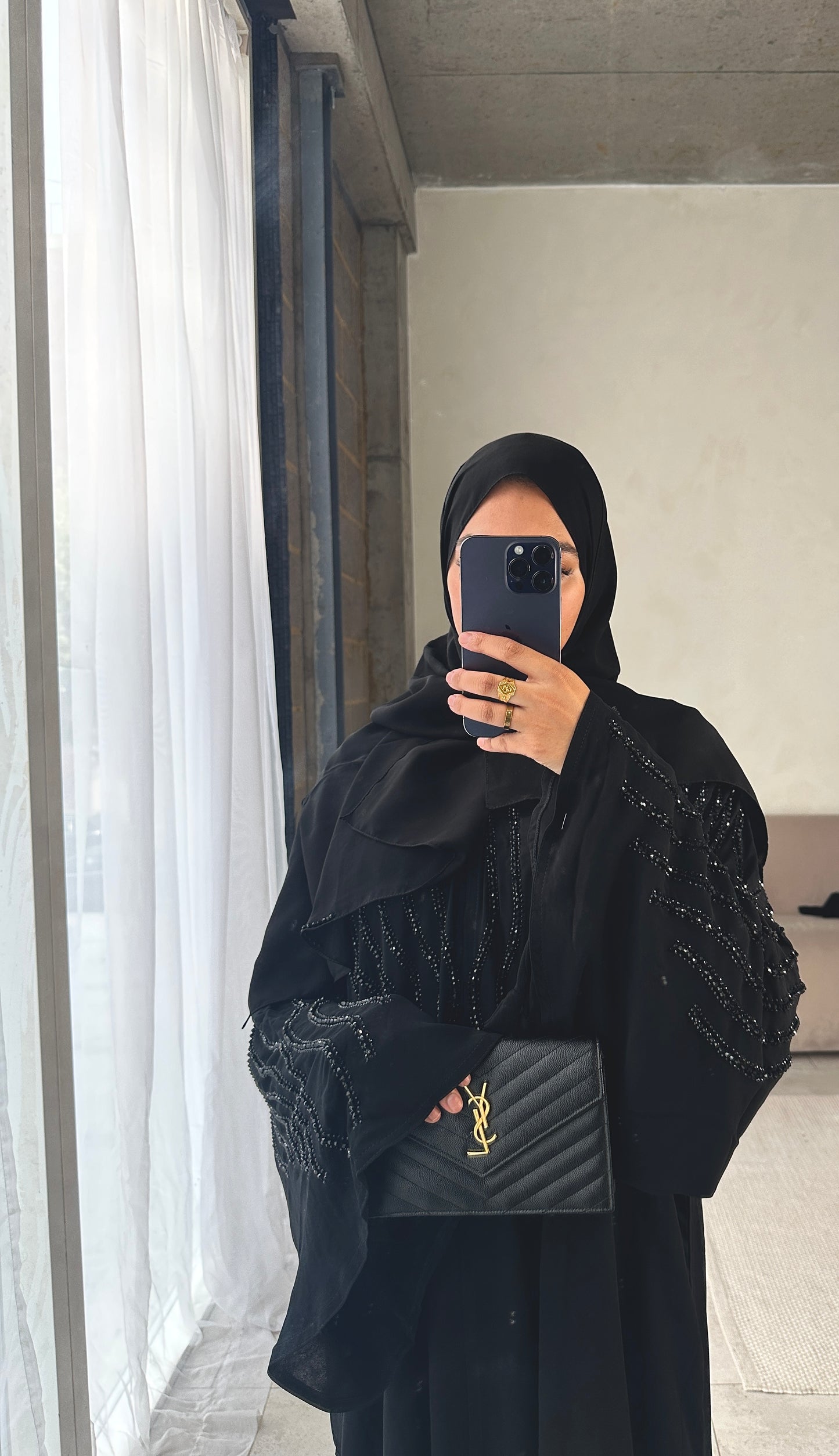 ZAHRA Luxe Beaded Abaya