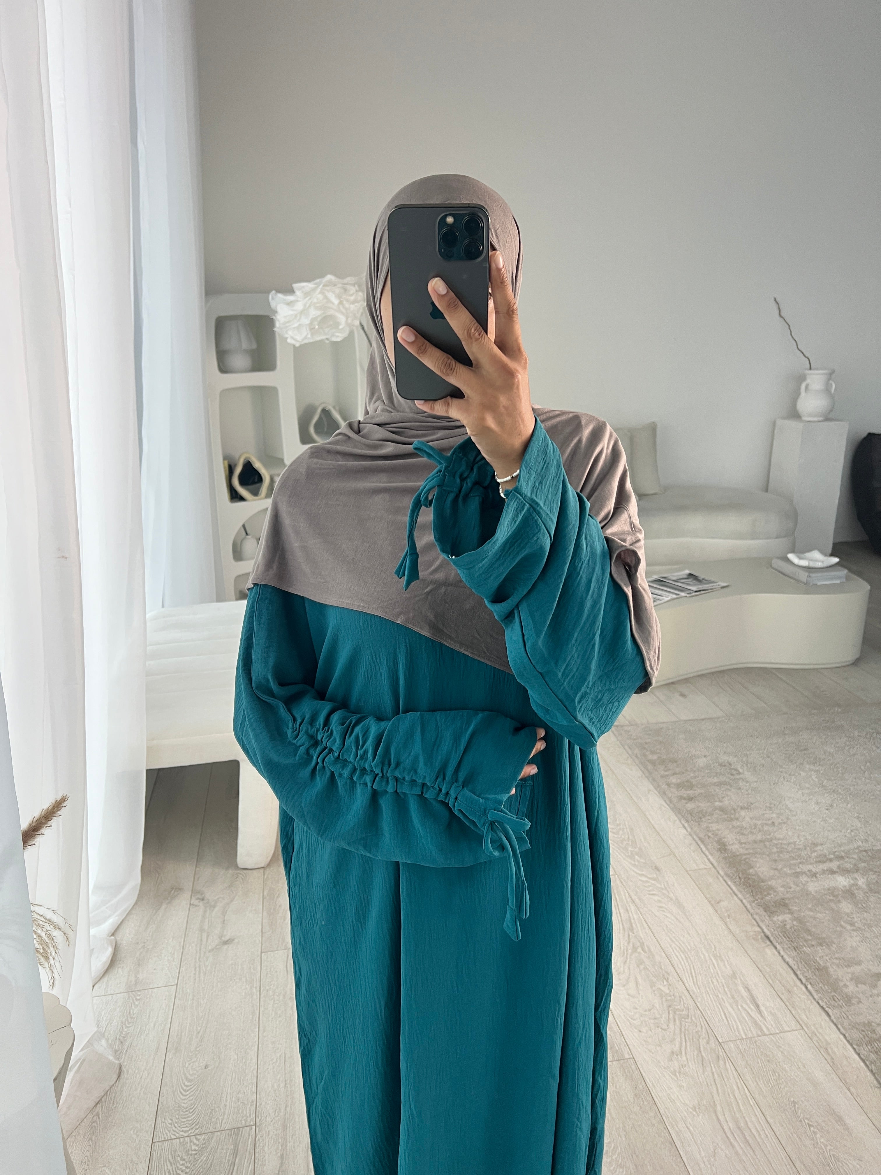 Summer Edit Salma Drawstring Abayas
