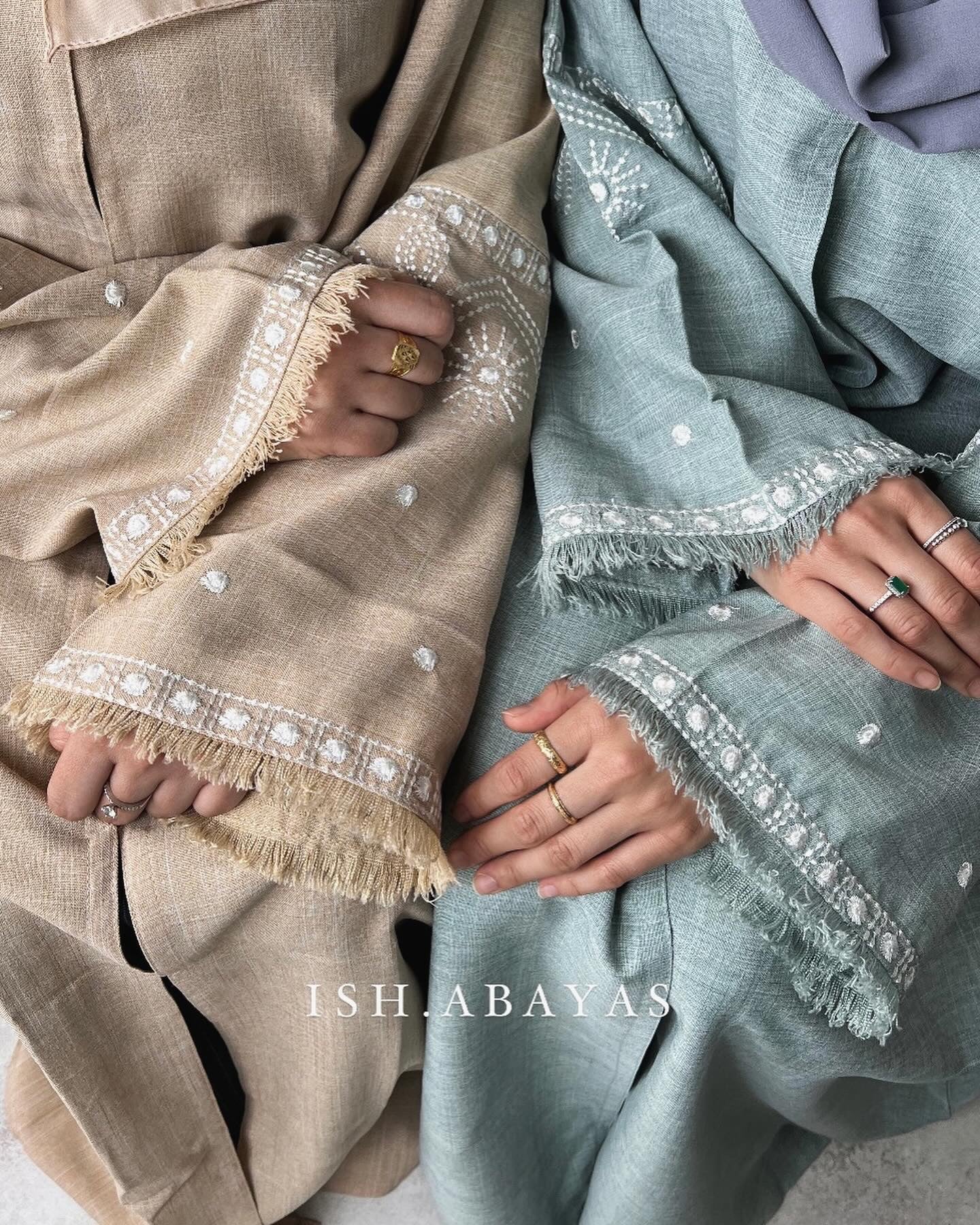 Sand 🏝️SAARA ABAYA ( 2 piece )