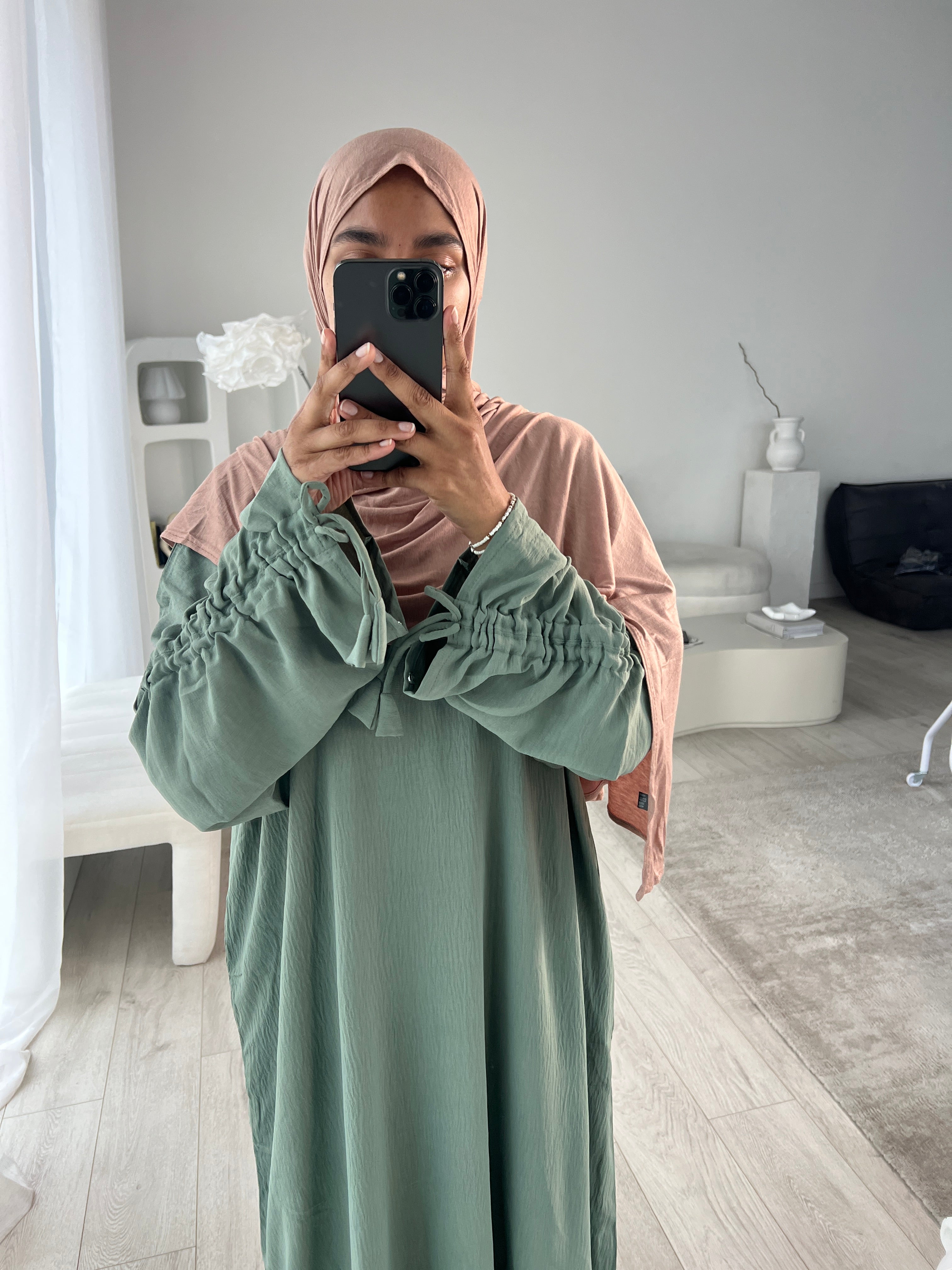 Summer Edit Salma Drawstring Abayas