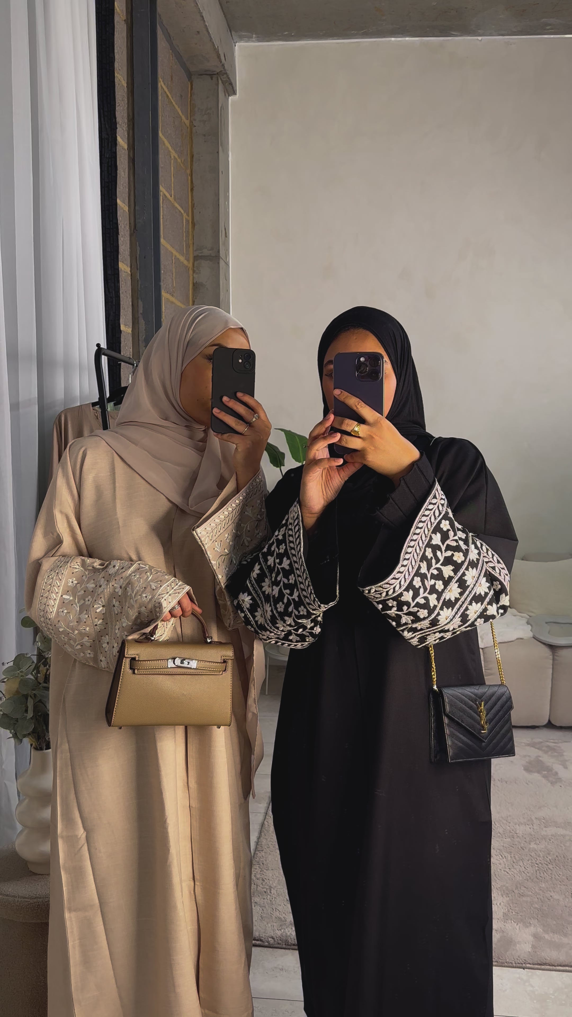Aisha Abaya Blush Pink